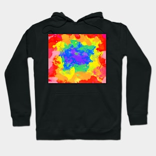 Color Paint Splash Hoodie